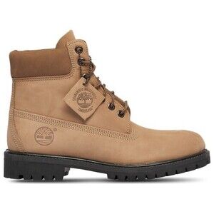 Timberland Men's 6 inch Premium Waterproof Boot, Medium Beige Nubuck, 10 Medium